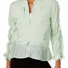 573540-03 WOMEN XTREME FRILL BOMBER JACKET PUMA SPRAY S M L MINT GREEN $140