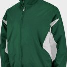 BLANK Majestic Athletic Therma Base Premier Jacket GREEN WHITE OAKLAND A'S XS