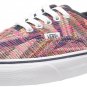 Vans AUTHENTIC WOVEN CHEVRON PINK TRUE WHITE MENS 3.5 Women's 5 Shoes SKATE NEW