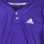 Adidas Mens Dk DIAMOND KING Elite 2BJ 2 Two Button Baseball Jersey PURPLE WHITE
