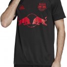 adidas New York Red Bulls Away Jersey Men's BLACK SMALL S MLS EH6205 SOCCER