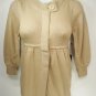 WOMENS BCBG MAX AZRIA KNIT SWEATER SAND BROWN $160 EMPIRE WAIST 3/4 SLEEVE L LG