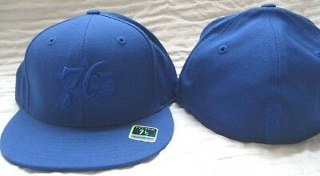 NEW REEBOK PHILADELPHIA 76ERS HAT CAP FITTED 7 3/4 NBA