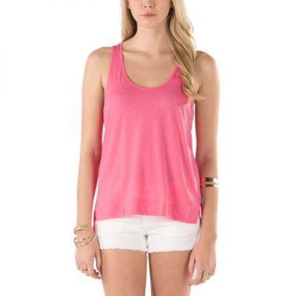 Vans Off The Wall STORMY TANK TOP Muscle Tank Tee T Shirt Womens Cotton Blend XS