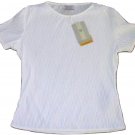 NIKE DRI FIT DRY SPHERE WOMENS GOLF SHIRT XS 0 2 NEW WHITE X SMALL