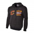 Cleveland Cavaliers NBA Builder Full Zip Mens Hoodie Charcoal MAJESTIC L XL 2XL
