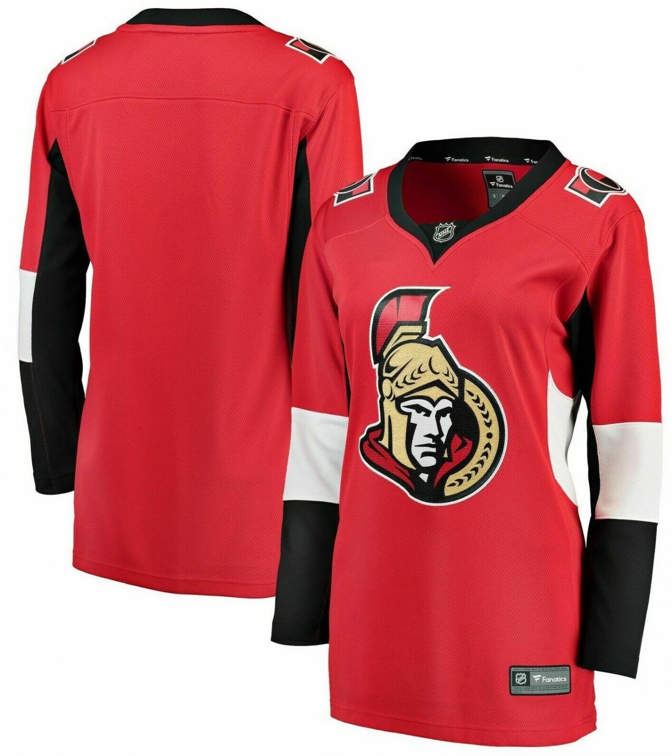Ottawa Senators Fanatics Branded Women's S SMALL Breakaway Home Blank Jersey Red