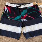 Vans Board Shorts ERA 4 way stretch SWIM SUIT SURF BLACK PALMS OPEN SHADE 36 new