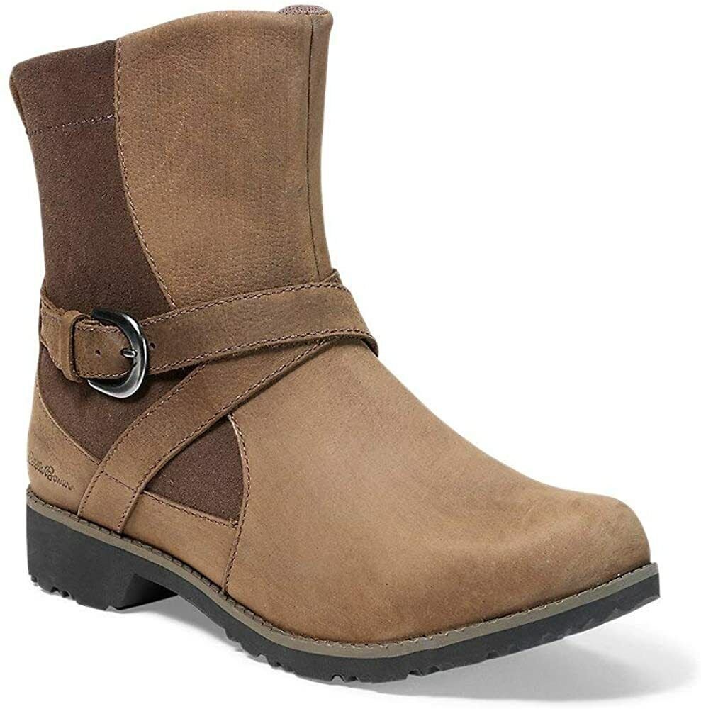 Eddie Bauer Women's Covey 2.0 Boot BOOTS OAK BROWN SZ 6 NEW NIB LEATHER WINTER