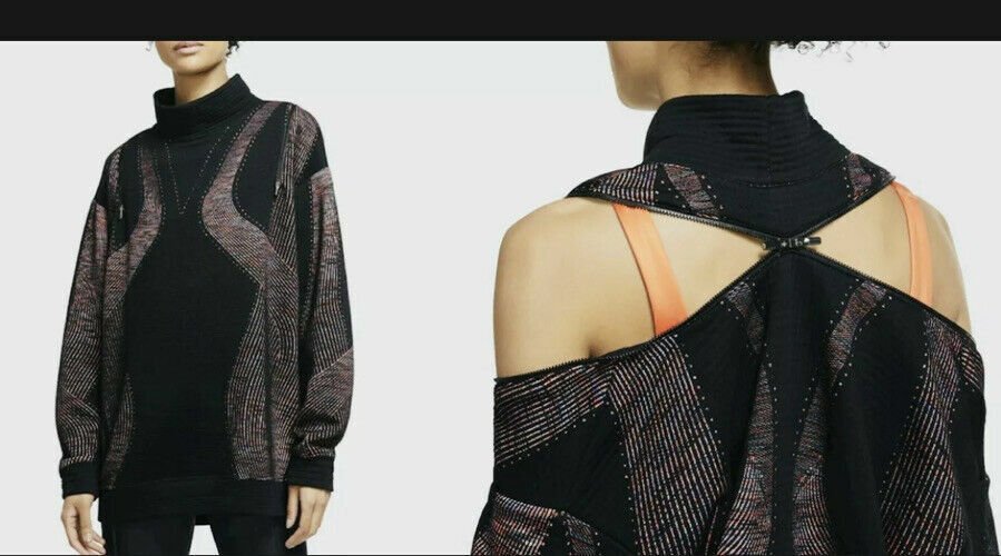 New Nike City Ready Oversize Yoga Training Top Women&acirc;��s Size XS M CU5124 010 $165