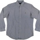 Polo Ralph Lauren Mens Oxford Long Sleeve Classic Fit Buttondown Slate M L