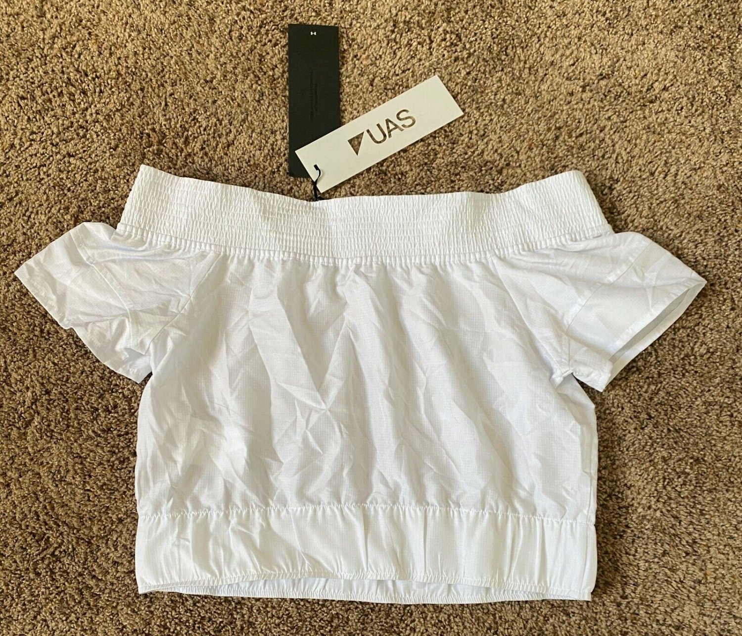 Under Armour TIM COPPENS Women&acirc;��s small s CROP TOP SHIRT UA UAS 1319136 142 $190