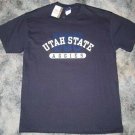 NEW UTAH STATE AGGIES MEDIUM FOOTBALL T SHIRT NCAA MED M BASKETBALL NCAA