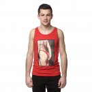 VANS HANK FOTO FOTOS BAKED BUNS TIGHT SQUEEZE TANK TOP MENS S SM GIRLS BUMS RED
