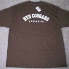 NEW BYU COUGARS T SHIRT LARGE LRG BROWN MORMON BRIGHAM LG L