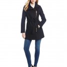 NEW Nautica Women's Asymmetrical Zip Black Large L Q622955