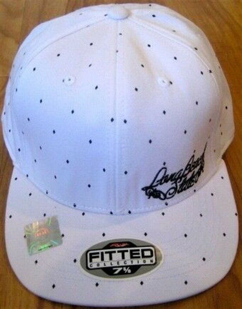 NEW LONG BEACH 49ERS S FLEX HAT CAP DIRTBAGS 7 5/8 FITTED