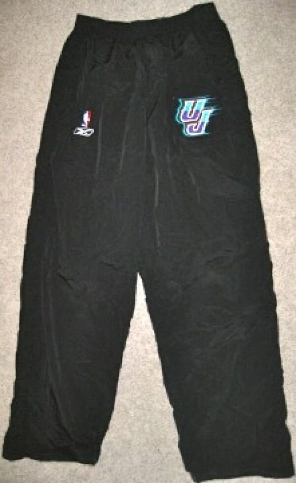 NBA REEBOK UTAH JAZZ GAME USED PANTS 44 JERSEY UNIFORM BASKETBALL #26 BREAKAWAY