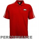 ADIDAS ARKANSAS RAZORBACKS CLIMALITE COACHES POLO SHIRT MEDIUM MED M RED