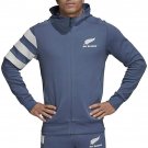 adidas MENS M MEDIUM NZ NEW ZEALAND all blacks BLUE hoodie ED6914 AB HOODY RUGBY