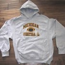 NEW MICHIGAN WOLVERINES HOODED SWEATSHIRT SMALL S NWT