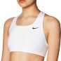 Nike Women's Medium Support Non Padded Sports Bra WHITE/ BLACK BV3630-100