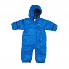 Columbia Sportswear Baby Boys Button Rock Bunting Blue Snowsuit 6/12M NWT$100