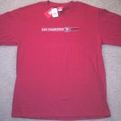 SAN FRANCISCO 49ERS NINERS T SHIRT LARGE L SEWN NEW NFL