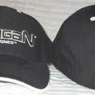 NEW MICHIGAN WOLVERINES FITTED 7 HAT CAP NCAA LID BLACK "THE JAZZ HAT"