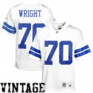NEW REEBOK DALLAS COWBOYS RAYFIELD WRIGHT JERSEY On Field L LRG VINTAGE LEGENDS