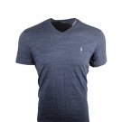 Polo Ralph Lauren Men V-Neck Modern Classic-Fit T-Shirt Tee Mens Blue HEATHER S