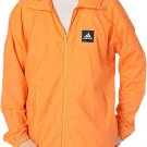 adidas mens L W.n.d. Jacket Primeblue ORANGE FULL ZIP WINDBREAKER $90 NEW FR8288