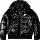NIKE LITTLE KIDS FULL ZIP BOMBER JACKET black 86D285-023 BOYS SIZE 6 new $150.00