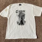 NEW cross colours x tupac shakur 2pac t-shirt white sz XL OLD SCHOOL HIP HOP