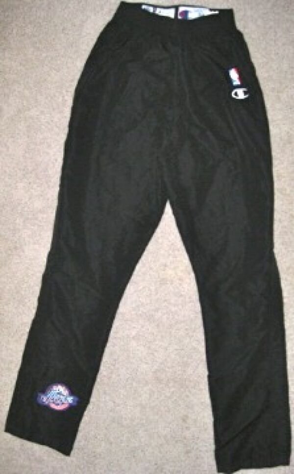 NBA CHAMPION UTAH JAZZ GAME USED PANTS 42 JERSEY UNIFORM #45 CUNNINGHAM
