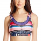 NEW Roxy Women's LARGE L LG Lemonee Printed Sports Bra UPF 50+ QUIKSILVER