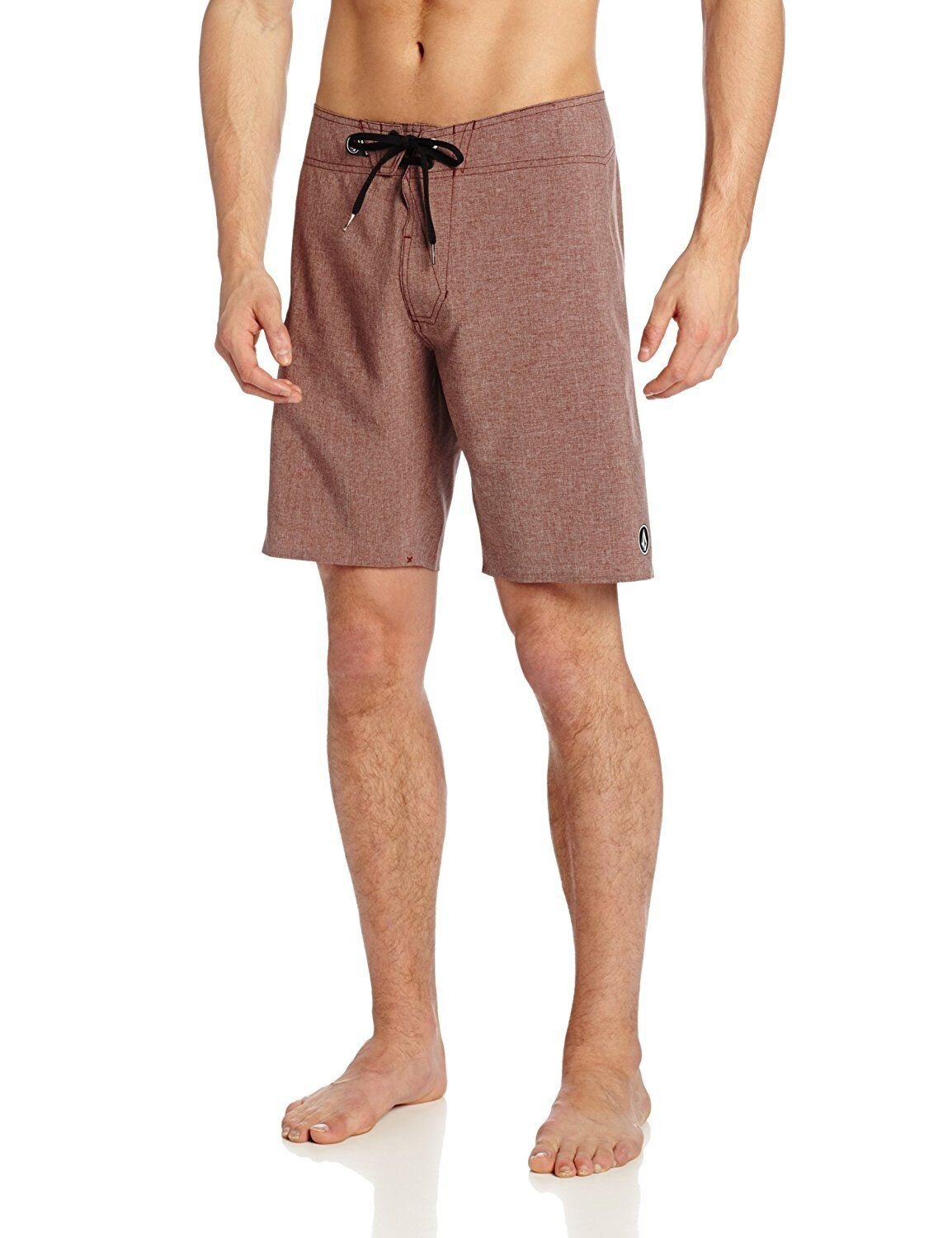 Mens VOLCOM MOD TECH STATIC SIZE 38 Boardshorts MERLOT 4-way stretch surf
