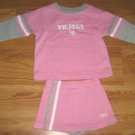 MINNESOTA VIKINGS CHEERLEADER UNIFORM OUTFIT JERSEY 2T