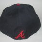 NEW ERA ATLANTA BRAVES FITTED HAT CAP 59FIFTY CLASSIC SCRIPT BLUE RED 59/50 nwt