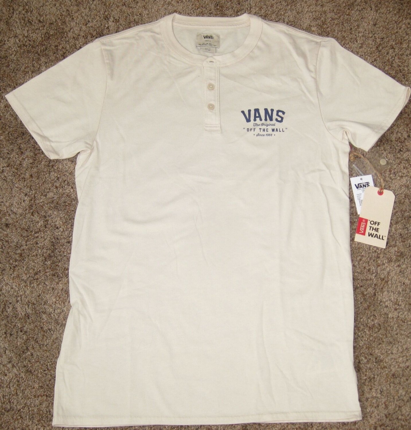 New Vans Off the Wall Mens It's the Original Short Sleeve Tee Top NWT S L