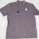 ASHWORTH WYOMING COWBOYS COACHES POLO SHIRT SMALL SM S BROWN