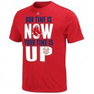 Majestic Boston Red Sox Our Time is Now Your Time is Up Red T Shirt M MD MEDIUM