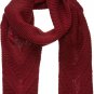 Roxy Women's Lovers Soul Knitted Scarf OXBLOOD RED WINTER LONG NEW NWT