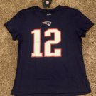 NEW ENGLAND PATRIOTS TOM BRADY STANDARD FIT SHIRT WOMENS MEDIUM M NWT THE NIKE T