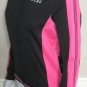 WOMENS BCBG MAX AZRIA BLACK PINK M NEW $140 zip up TRAINING TOP JACKET BCN13354J
