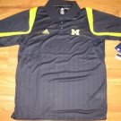 ADIDAS MICHIGAN WOLVERINES CLIMA COACHES SHIRT POLO S