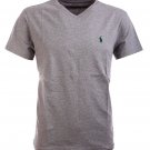 Polo Ralph Lauren Men V-Neck Modern Classic-Fit T-Shirt Tee Mens BATALLION GREY