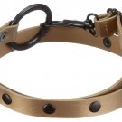 VANS HI JINX BELT BUCKLE WOMENS GIRLS MEDIUM MD M NEW BRONZE GOLD CLIP LEATHER