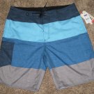 Vans OTW BOARDSHORTS Board Shorts SWIM SUIT Blue GREY GRAY 30 NEW NWT