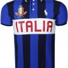 Ralph Lauren mens Custom Slim Fit Short Sleeve Stripe Crest Country Italia S-XXL